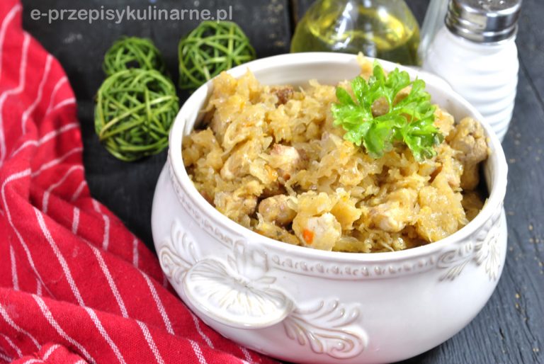 Bigos z kiszonej kapusty