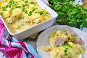 Zapiekanka z ziemniaków i jajek