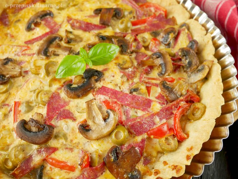 Tarta a’la pizza – przepyszne danie na obiad lub imprezę