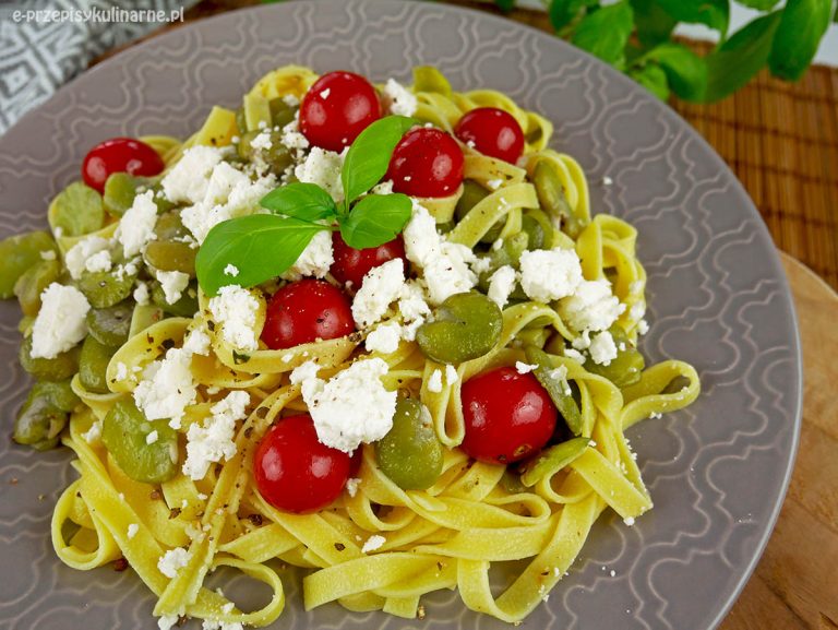 Tagliatelle z bobem – przepis na szybki obiad