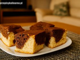 Ciasto łaciate – dwukolorowe ciasto bez mleka, które zawsze się udaje