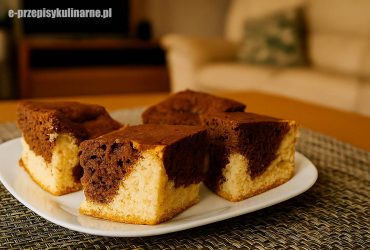 Ciasto łaciate – dwukolorowe ciasto bez mleka, które zawsze się udaje