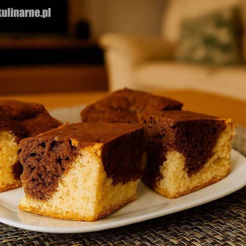 Ciasto łaciate – dwukolorowe ciasto bez mleka, które zawsze się udaje