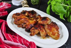 Skrzydełka w miodzie i keczupie