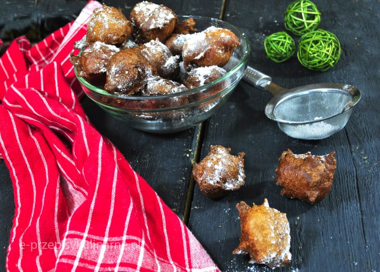 Mini pączki bananowe