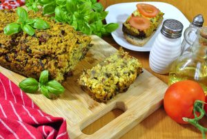 pasztet jaglany z pieczarkami