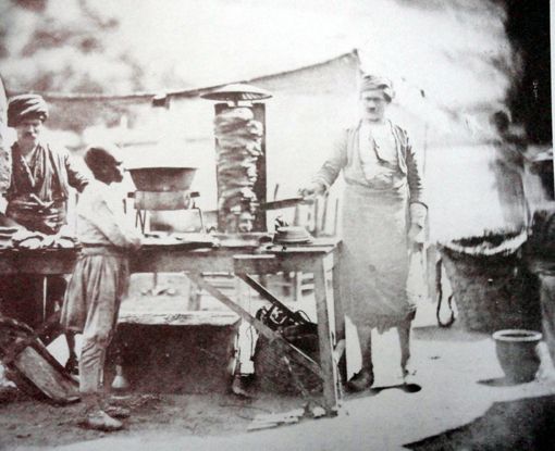 Uliczny sprzedawca jedzenia