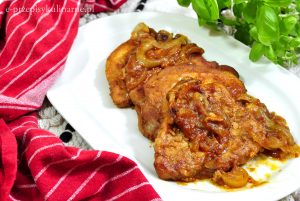 Schab pieczony w ketchupie