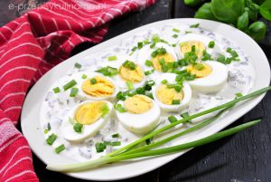 Jajka w sosie tatarskim