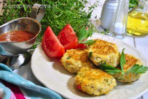Fit kotlety rybne z kaszą jaglaną
