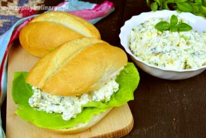 Pasta z jajek i twarogu