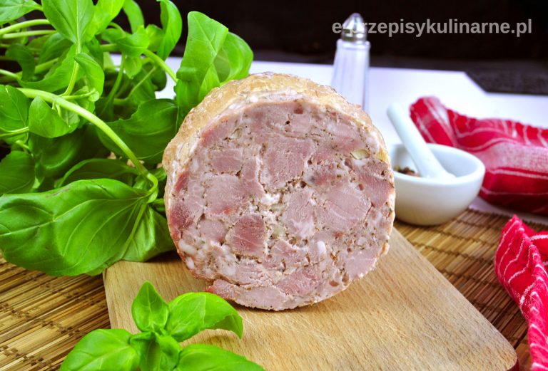 Domowa wędlina czosnkowa na kanapki