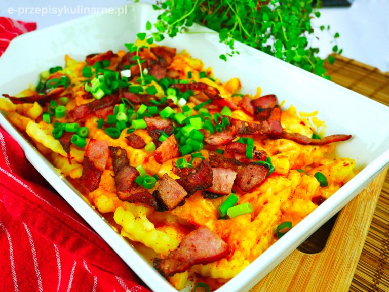 Frytki po amerykańsku – frytki z serem