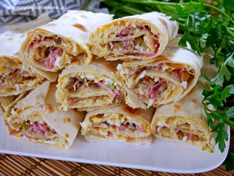 Tortilla z pastą jajeczną – pyszny pomysł na śniadanie lub imprezę