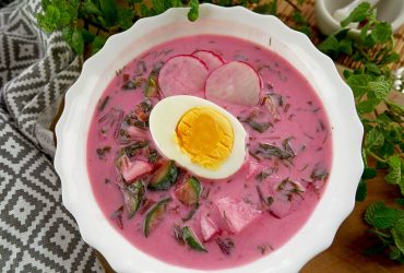 Chłodnik litewski – pyszna zupa z botwiny na zimno