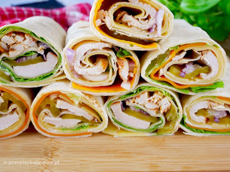 Tortilla z kurczakiem i serem żółtym – pyszne danie do pracy i szkoły