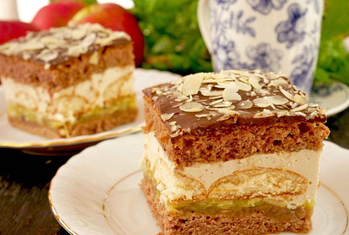 Ciasto Słodki Ancymonek – pyszny przekładaniec z jabłkami