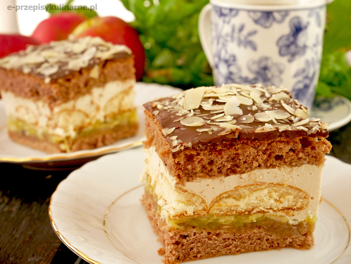 Ciasto Słodki Ancymonek – pyszny przekładaniec z jabłkami