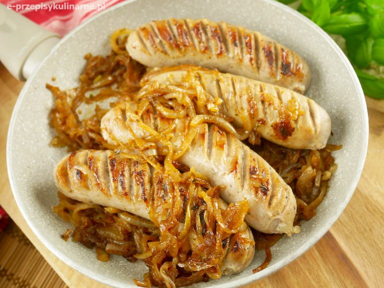 Biała kiełbasa z patelni na szybko