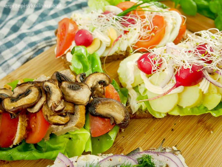 Smørrebrød – przepyszne duńskie kanapki - różne wersje