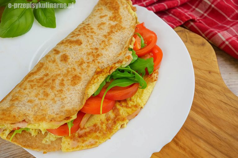 tortilla śniadaniowa z jajkiem