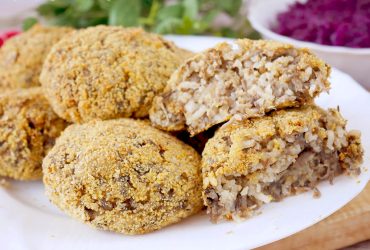 Kotlety z pieczarek z air fryera – proste i bardzo smaczne