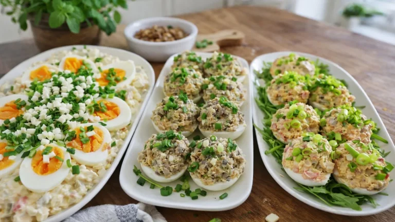 Jajka na Wielkanoc – różne pomysły jajka faszerowane, jajka w sosie i sałatka jajeczna