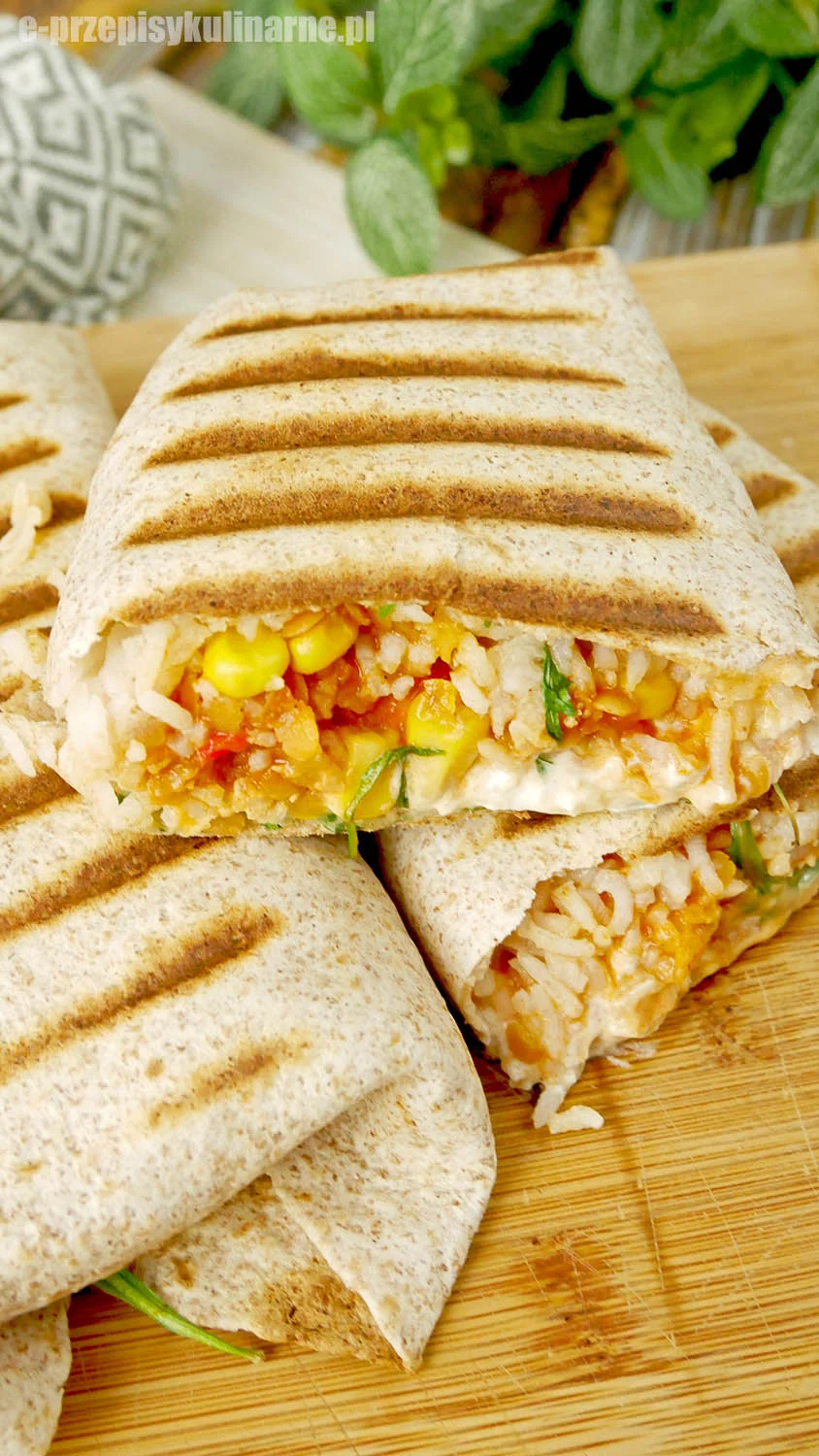 Burrito z ryżem i soczewicą – prosty przepis na sycący obiad