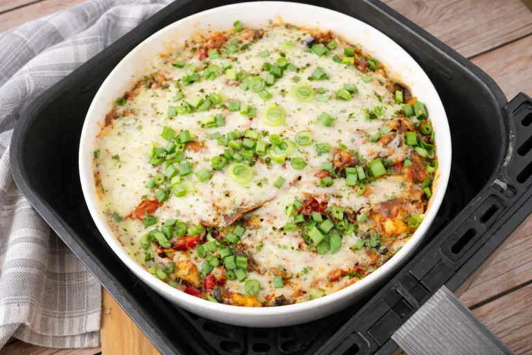 Zapiekanka makaronowa z air fryera – prosty przepis na sycący obiad